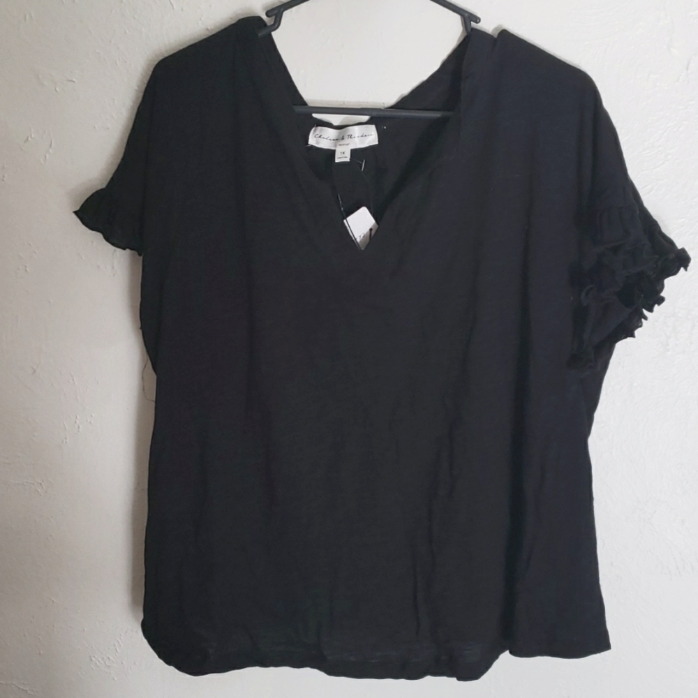 Chelsea & Theodore linen tee!